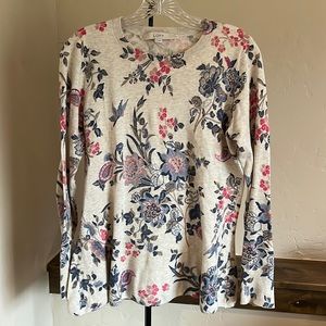 Peplum Floral Sweater by Loft